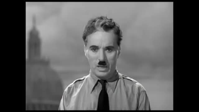 Charlie Chaplin final speech Great Dictator