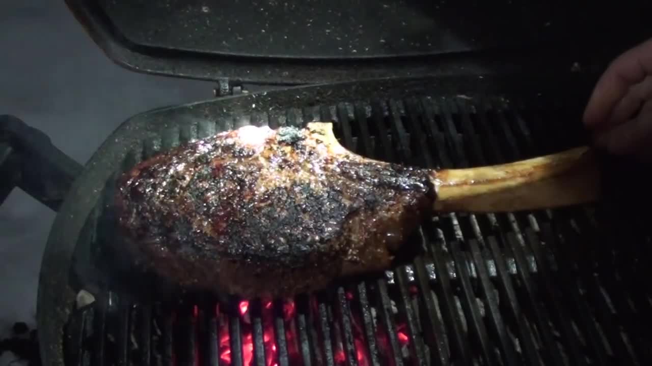 BIG STEAK - REVERSE SEAR BBQ COOKING PERFECTION