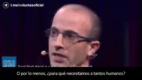 SCANDAL! YUVAL HARARI WORLD ECONOMIC FORUM a genocidal is LOOSE