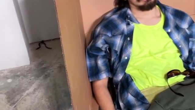 Homeless man gets a gift
