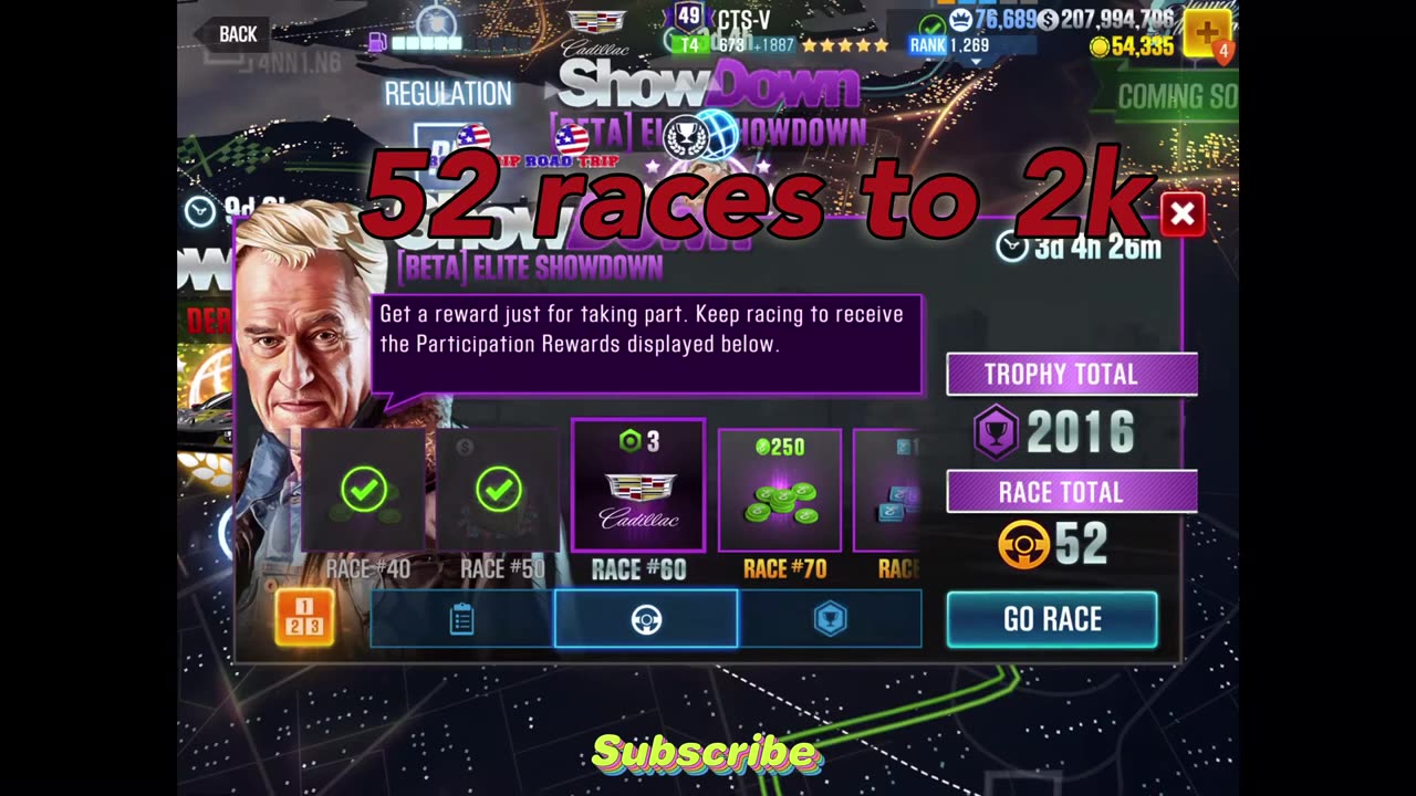 CSR2 CTS-V - How many races did it take to get 2k?