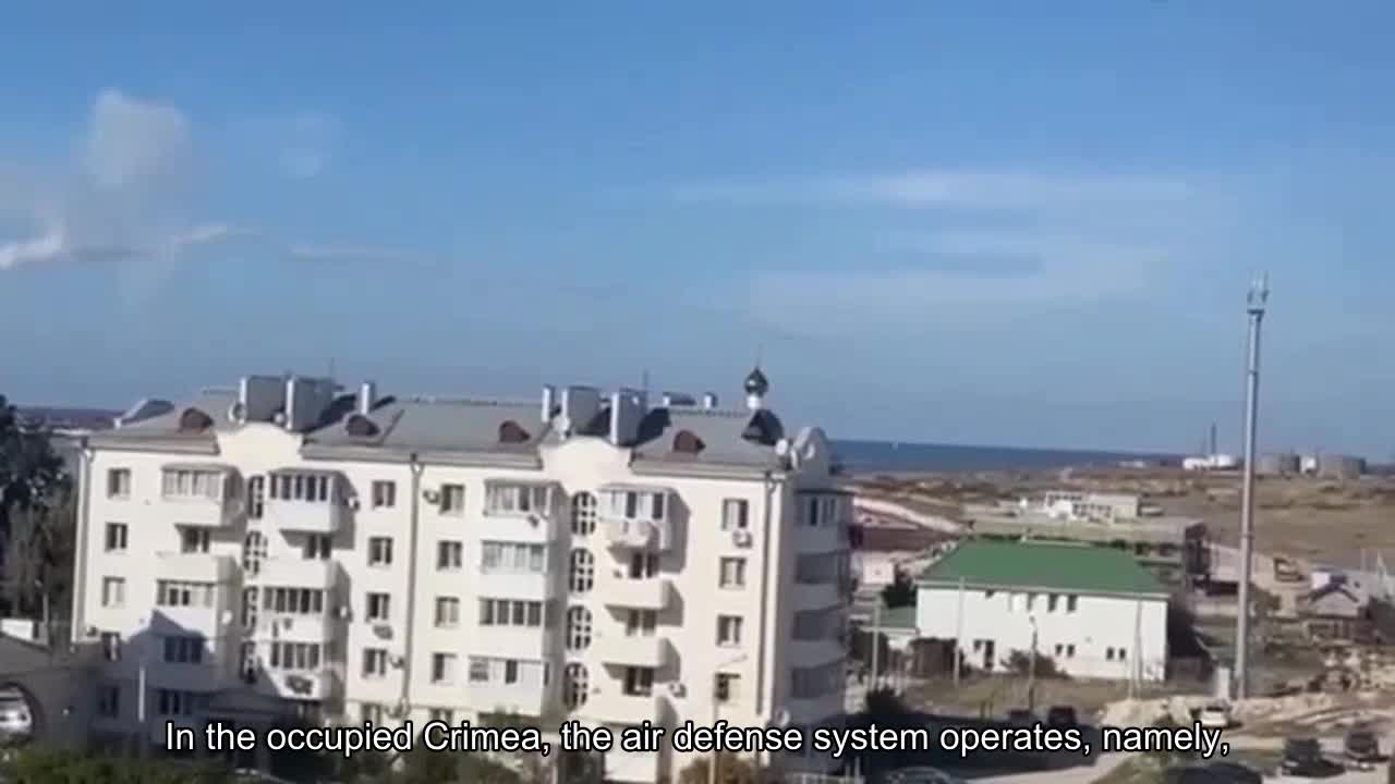 The air defense system operates in the occupied Crimea, namely in Sevastopol, Novofedorivka and Sak