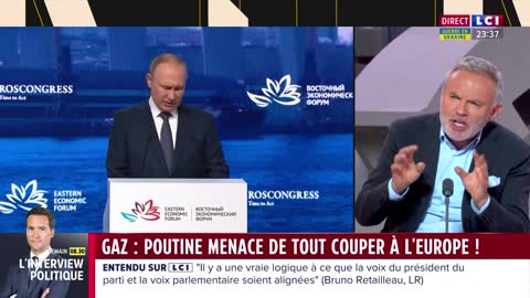 Gaz _ Poutine menace de tout couper à l'Europe !