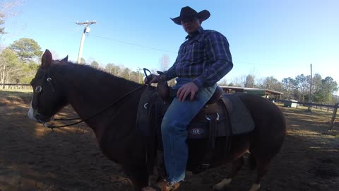 Part Time Cowboy - Making a Shooting Horse Day 2