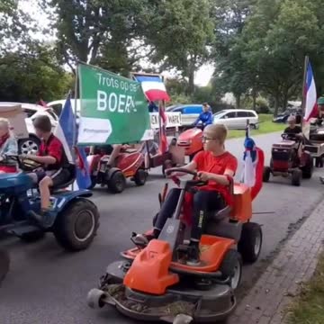 Young Farmers of the Netherlands Protest Against the Targeted Destruction of Their Desired Profession
