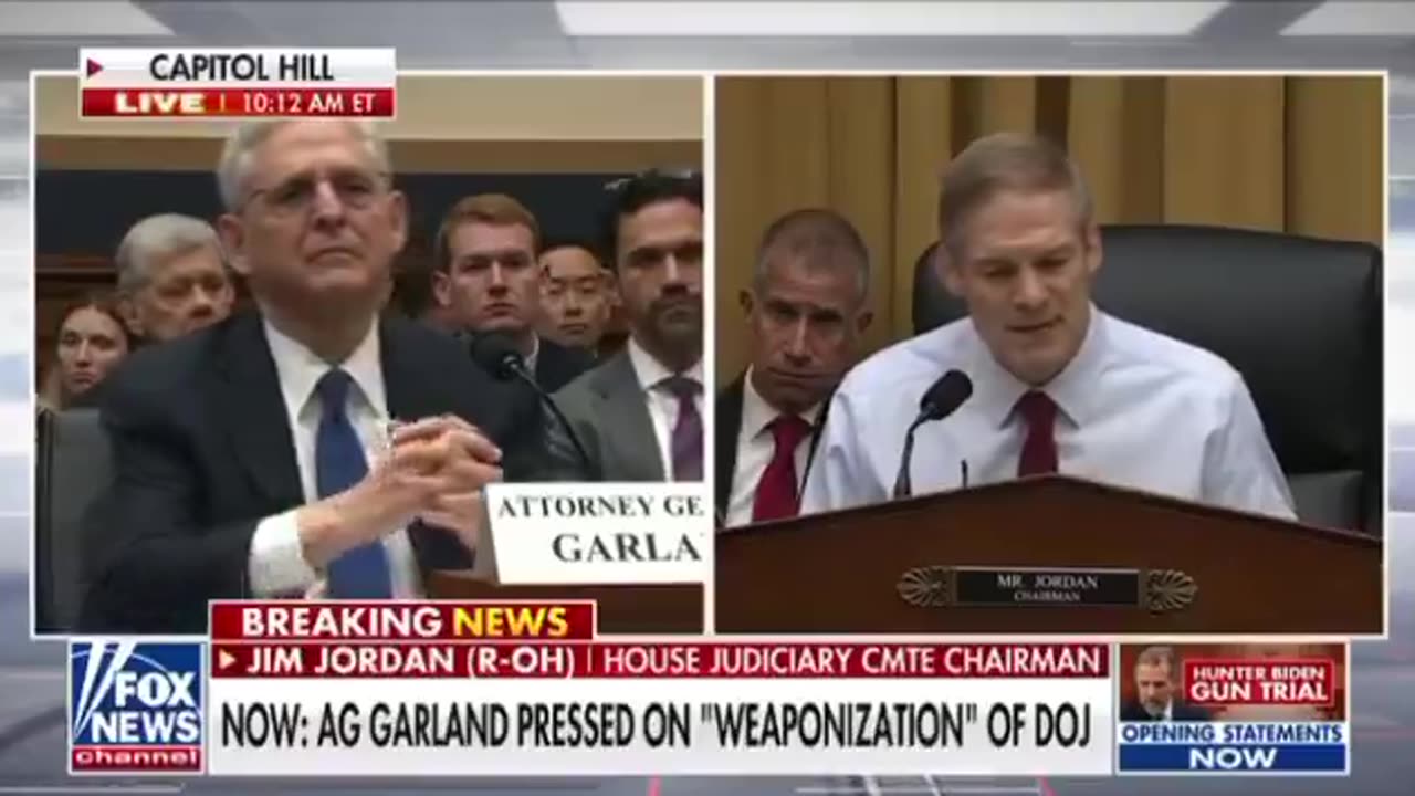 Jim Jordan to AG Garland.