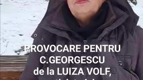 O provocare ptr Calin Georgescu (Luiza Volf, interviu de George Banulescu)