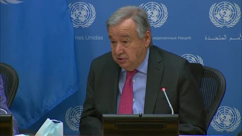 UN Secretary General and other UN officials speak on global impact of war in Ukraine