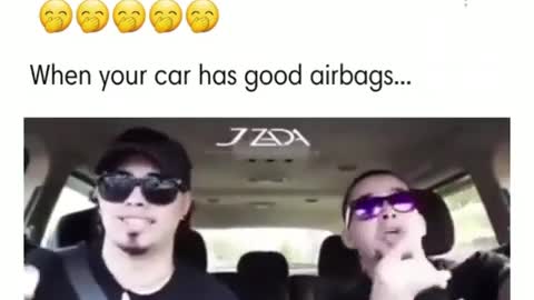 Airbag testing gone wrong