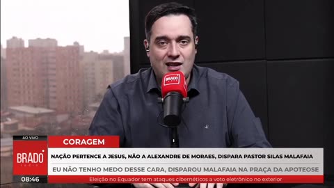 NAÇÃO PERTENCE A JESUS, NÃO A ALEXANDRE DE MORAES, DISPARA PASTOR SILAS MALAFAIA