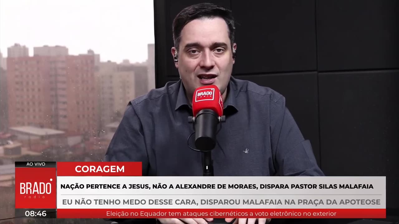 NAÇÃO PERTENCE A JESUS, NÃO A ALEXANDRE DE MORAES, DISPARA PASTOR SILAS MALAFAIA