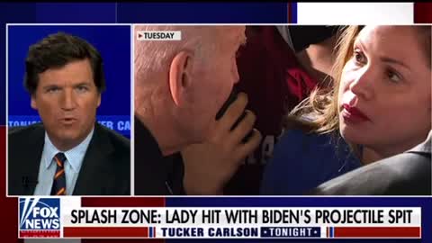 Tucker Carlson: "Biden Is A Spitting Super Spreader"