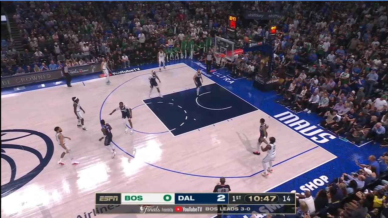 2024 NBA Finals Game 4 First Quarter Mavericks vs Celtics