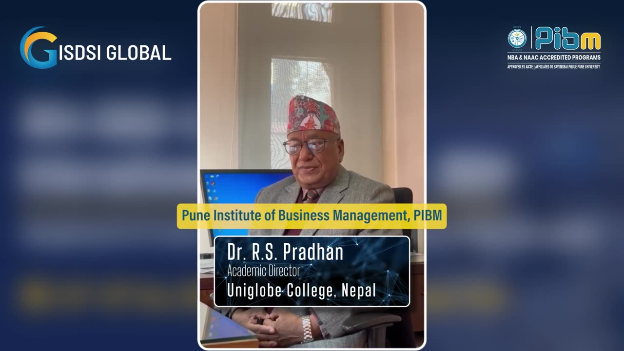 Academic Director of Uniglobe College, Nepal invites you to the 18th ISDSI-G Conference at PIBMPune