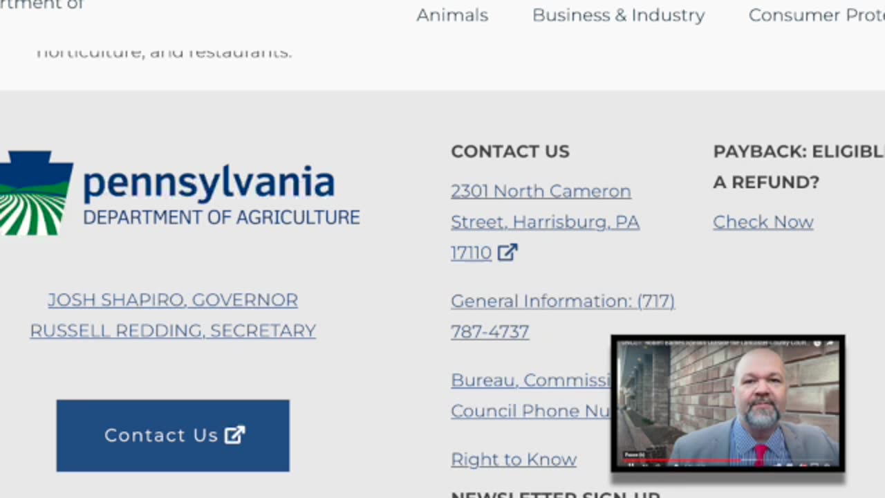 Pennsylvania Dept of Agriculture caught lying to judges!