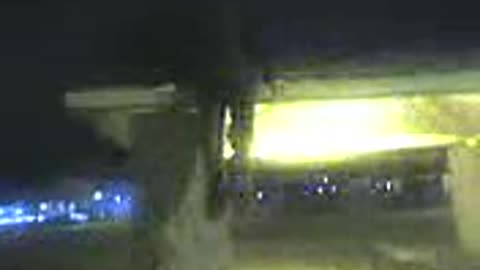 Nick climbs up roof and falls