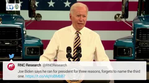 Pennsylvania, Jul. 28: Biden forgot the ‘three reasons’ why he ran for president.