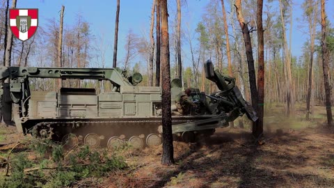 Ukrainians Using Rare Soviet Engineering Tank