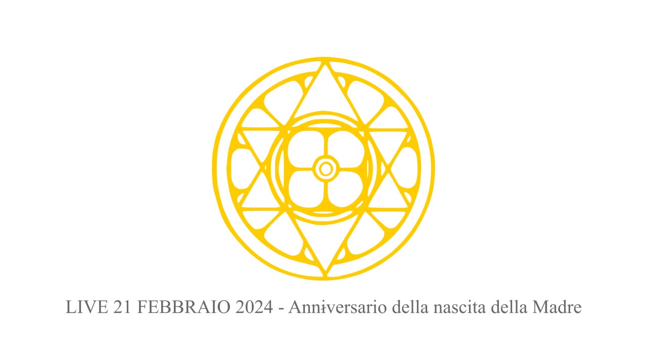 LIVE 21 FEBBRAIO 2024 - Anniversario della nascita della Madre