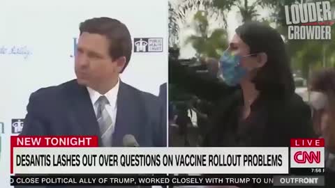 Governor Desantis shreds reporter