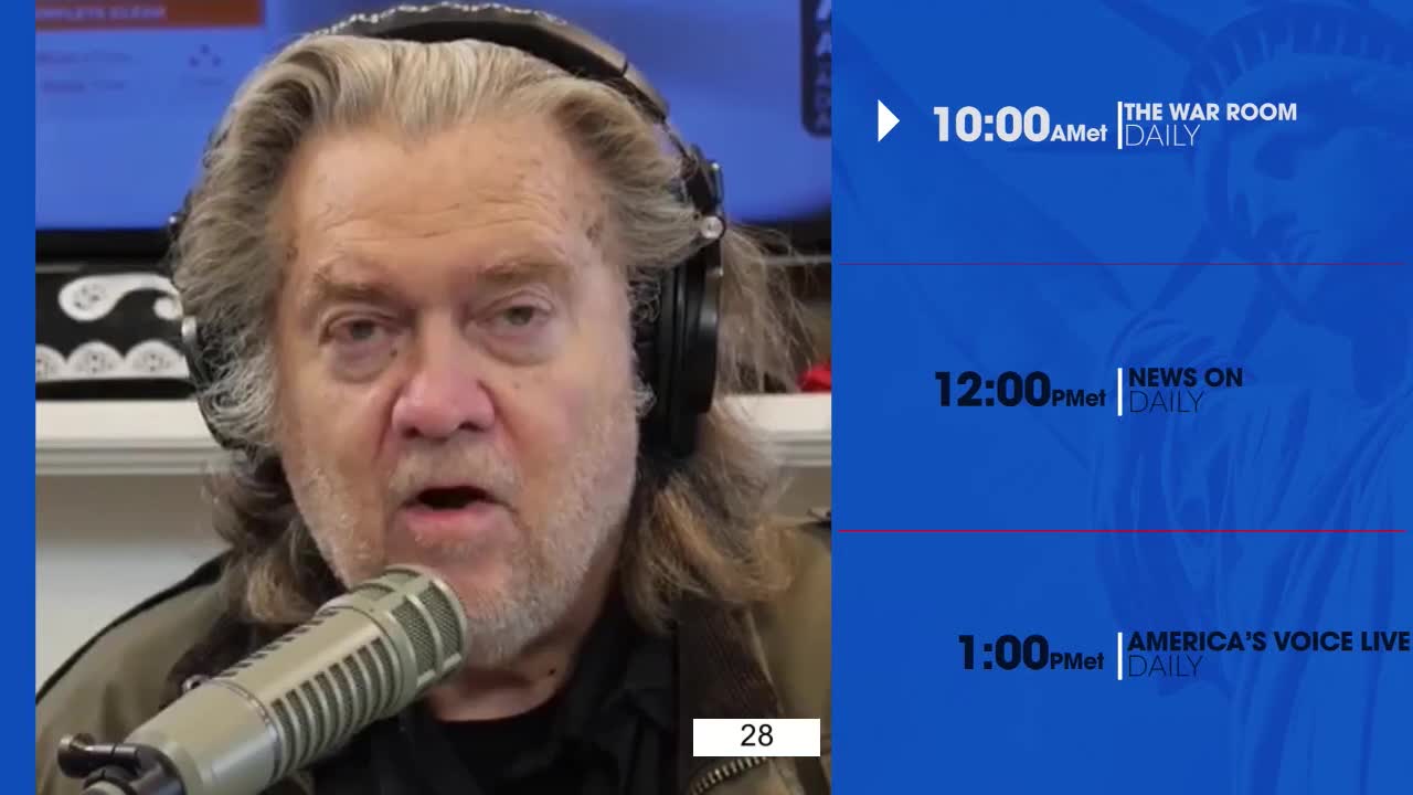 SPECIAL BROADCAST WarRoom with Steve Bannon