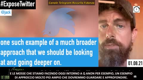 Jack Dorsey (CEO di Twitter) svergognato da Project Veritas (sub ITA)
