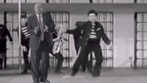 Jailhouse Rock -- Elvis Presley and Donald Trump