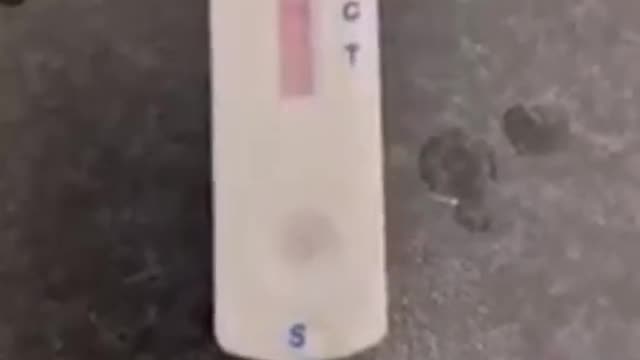 water test positive for covid ha ha.