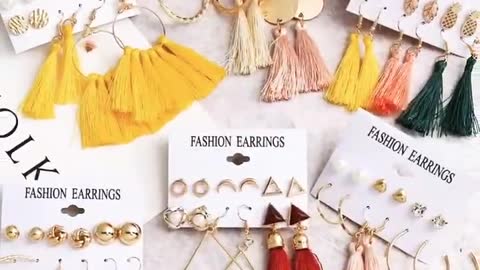 CREATE BEAUTIFUL EARRING FOR YOURSELF