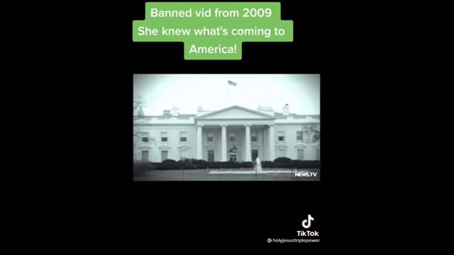 Banned vid from 2009, she knew what was coming