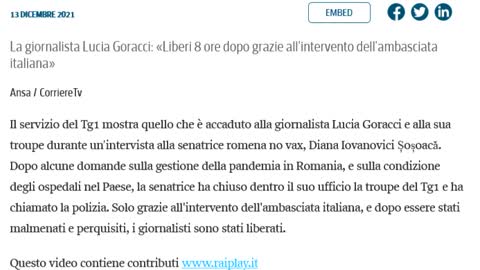 Esempio di disinformazione all'italiana: il "sequestro" di Lucia Goracci