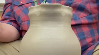 Making a Pitcher/Jug on the Pottery Wheel