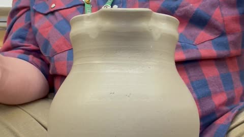 Making a Pitcher/Jug on the Pottery Wheel