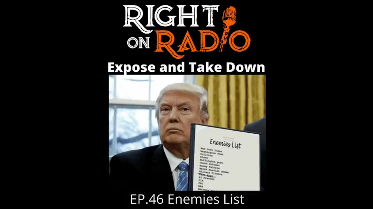 Right On Radio Episode #56 - Enemies List (November 2020)