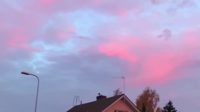 Sky change color