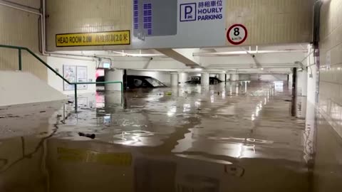 Record-breaking rain and flash floods in Hong Kong