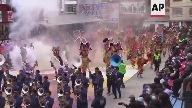 Parades return to Oruro carnival in Bolivia