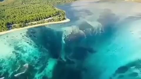 Underwater Waterfall Mauritius