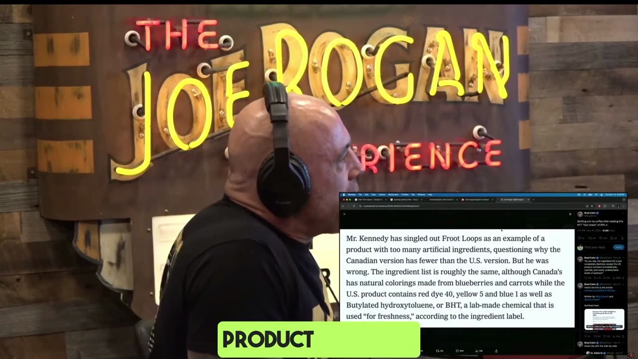 Joe Rogan ERUPTS on The New York Times for “fack-checking” RFK Jr. on toxic food ingredients