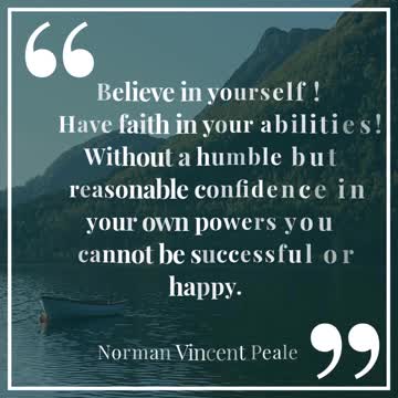 Believe In Yourself x