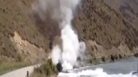 Guys extinguishing a boat