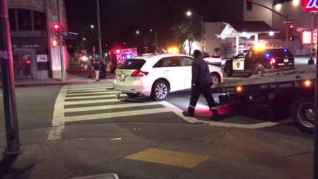 Police car accident