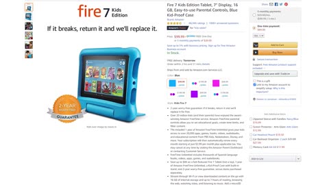 Amazon Fire Kids Edition Tablets Compared