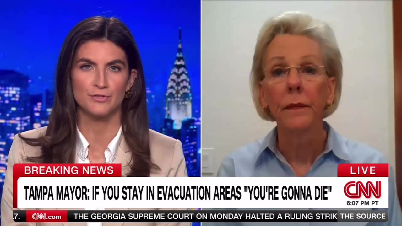 Tampa Mayor: "If you choose to stay in one of those evacuation areas, you are going to d*e.”