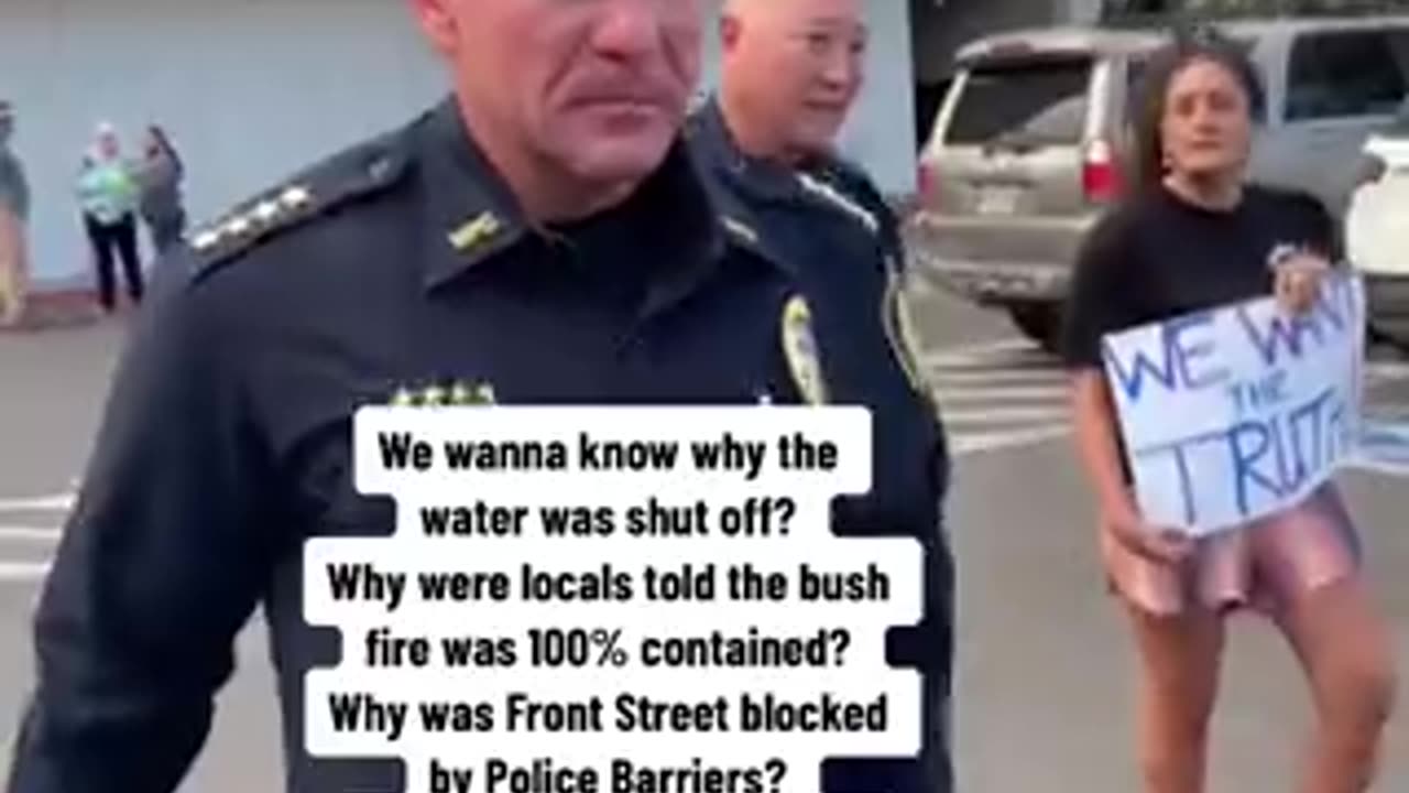 MAUI POLICE CHIEF JOHN PELLETIER GETTING CALLED OUT