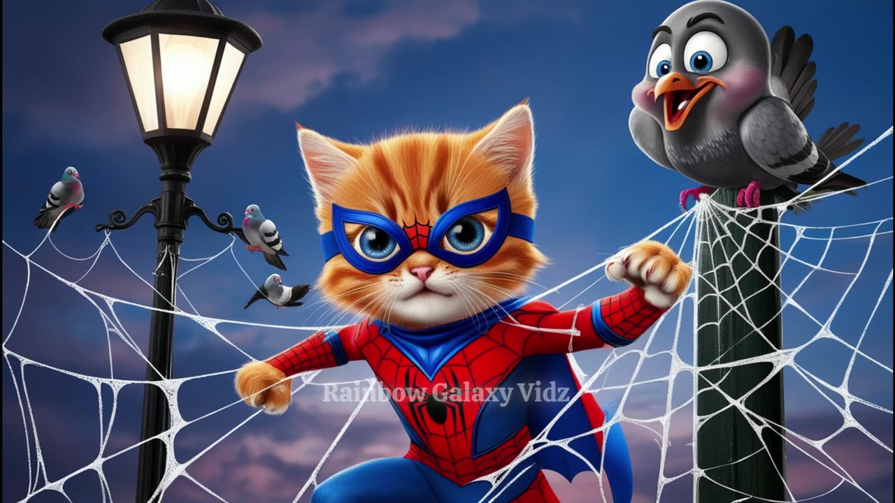 Superhero Kitten Saves the City! | Fun Kids' Story Adventure | Kids Nursery Rhymes | Nursery Songs