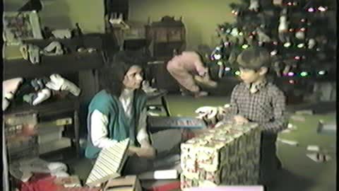1989 Christmas with Grandchildren