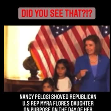 Nancy Pelosi being a poo