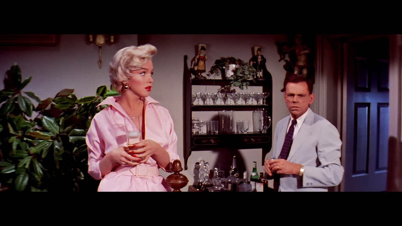 The Seven Year Itch 1955 Marilyn Monroe Conversation in the Apartment 2 remastered 4k