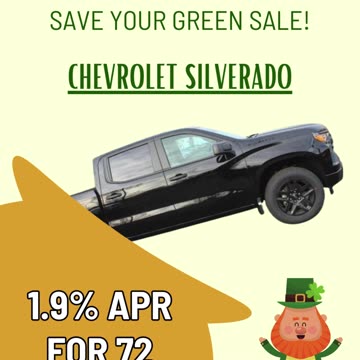 ST. PADDY’S SAVE YOUR GREEN SALE!